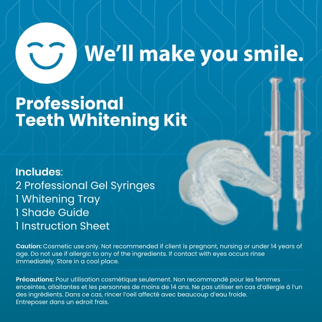 dentist-promotion-teeth whitening-box free teeth whitening kit in Mississauga